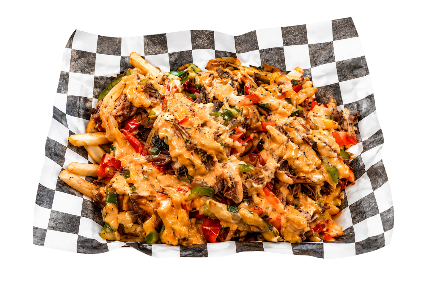 Loaded brisket fries